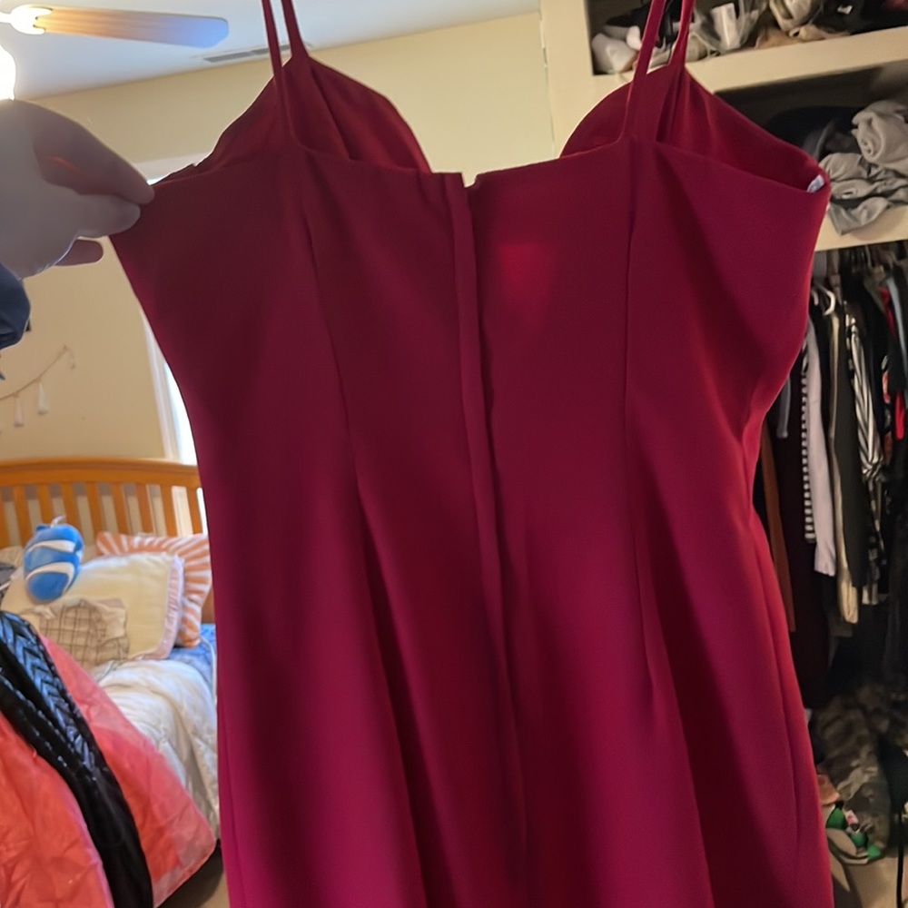 RED PROM DRESS - Picture 3 of 3